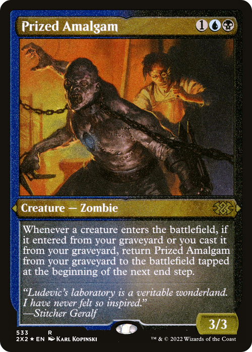 Prized Amalgam (Foil Etched) (2X2-533) - Double Masters 2022 Foil
