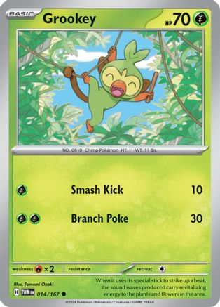 Grookey 014  SV06 Twilight Masquerade - Common
