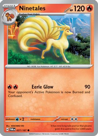 Ninetales 027  SV06 Twilight Masquerade - Common