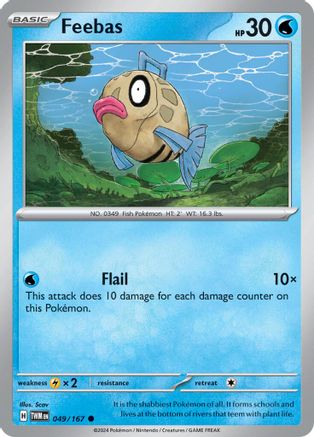 Feebas 049  SV06 Twilight Masquerade - Common