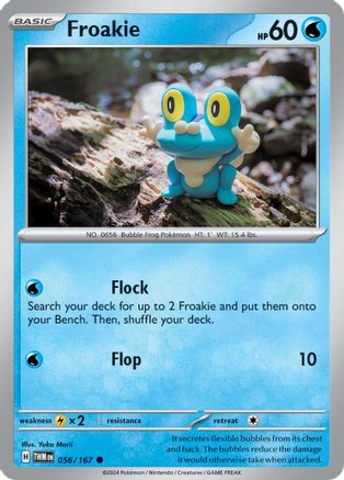 Froakie 056  - Reverse Holofoil SV06 Twilight Masquerade - Common