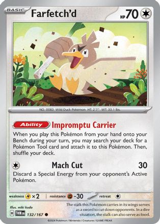 Farfetch'd 132  SV06 Twilight Masquerade - Common