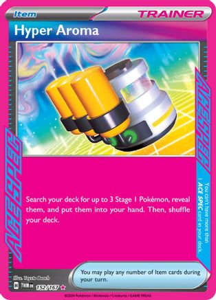 Hyper Aroma 152  - Holofoil SV06 Twilight Masquerade - ACE SPEC Rare