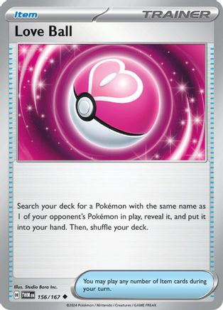 Love Ball 156  - Reverse Holofoil SV06 Twilight Masquerade - Uncommon