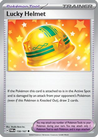 Lucky Helmet 158  - Reverse Holofoil SV06 Twilight Masquerade - Uncommon