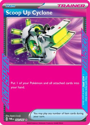 Scoop Up Cyclone 162  - Holofoil SV06 Twilight Masquerade - ACE SPEC Rare