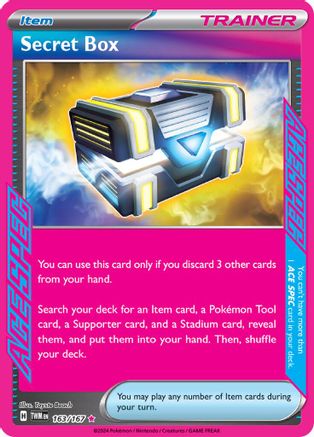 Secret Box 163  - Holofoil SV06 Twilight Masquerade - ACE SPEC Rare