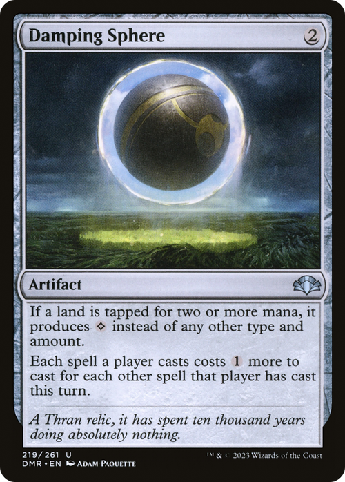 Damping Sphere (DMR-219) - Dominaria Remastered Foil