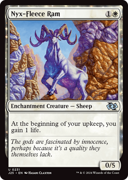 Nyx-Fleece Ram (J25-231) - Foundations Jumpstart: (enchantment)
