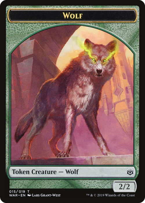 Wolf (WAR-015) - War of the Spark Tokens
