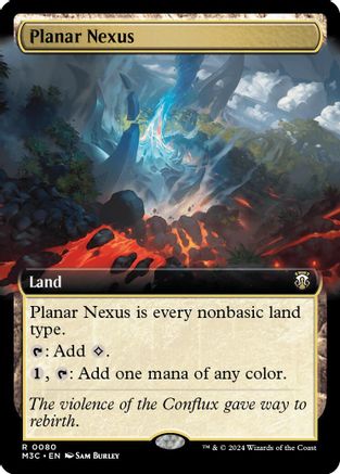 Planar Nexus (Extended Art) (Ripple Foil) (M3C-080) - Modern Horizons 3 Commander Foil
