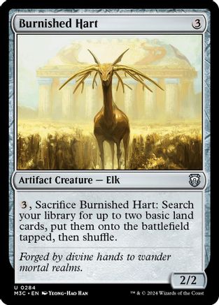 Burnished Hart (Ripple Foil) (M3C-284) - Modern Horizons 3 Commander Foil