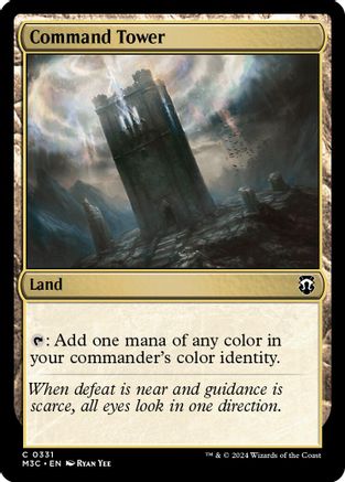 Command Tower (Ripple Foil) (M3C-331) - Modern Horizons 3 Commander Foil