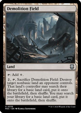 Demolition Field (Ripple Foil) (M3C-335) - Modern Horizons 3 Commander Foil