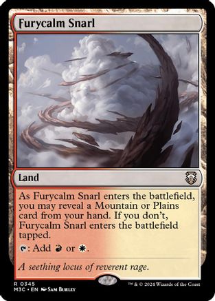 Furycalm Snarl (Ripple Foil) (M3C-345) - Modern Horizons 3 Commander Foil