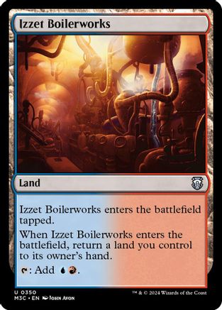 Izzet Boilerworks (Ripple Foil) (M3C-350) - Modern Horizons 3 Commander Foil