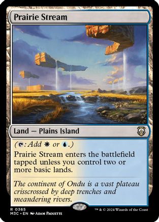 Prairie Stream (Ripple Foil) (M3C-365) - Modern Horizons 3 Commander Foil