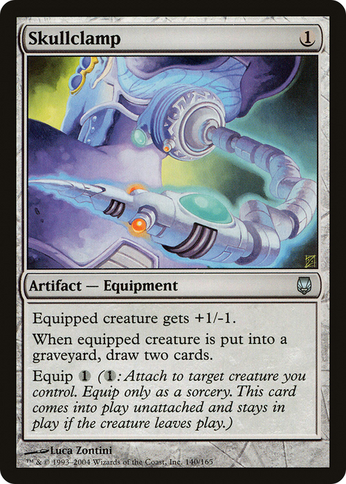 Skullclamp (DST-140) - Darksteel Foil