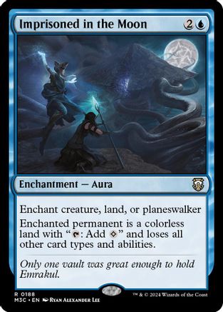 Imprisoned in the Moon (Ripple Foil) (M3C-188) - Modern Horizons 3 Commander Foil