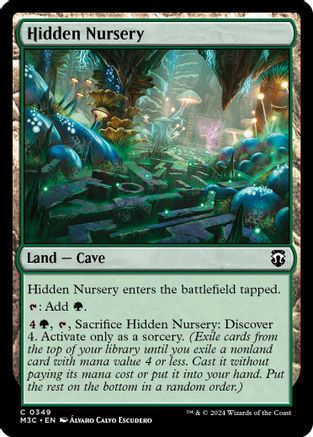 Hidden Nursery (Ripple Foil) (M3C-349) - Modern Horizons 3 Commander Foil