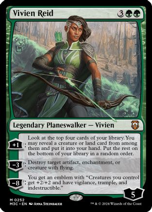 Vivien Reid (Ripple Foil) (M3C-252) - Modern Horizons 3 Commander Foil