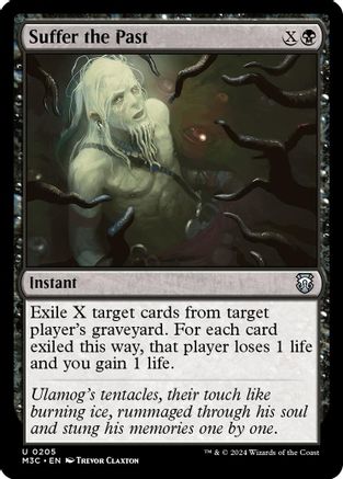 Suffer the Past (Ripple Foil) (M3C-205) - Modern Horizons 3 Commander Foil