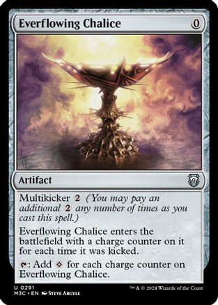 Everflowing Chalice (Ripple Foil) (M3C-291) - Modern Horizons 3 Commander Foil