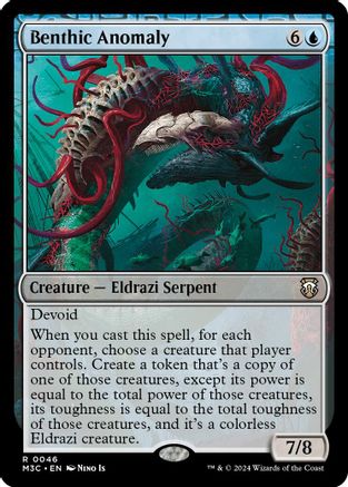 Benthic Anomaly (Ripple Foil) (M3C-046) - Modern Horizons 3 Commander Foil