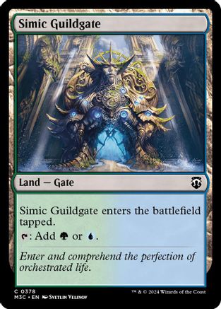 Simic Guildgate (Ripple Foil) (M3C-378) - Modern Horizons 3 Commander Foil