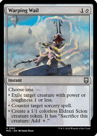 Warping Wail (Ripple Foil) (M3C-162) - Modern Horizons 3 Commander Foil