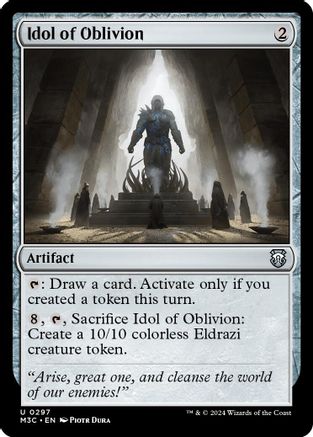 Idol of Oblivion (Ripple Foil) (M3C-297) - Modern Horizons 3 Commander Foil