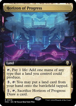 Horizon of Progress (Extended Art) (Ripple Foil) (M3C-078) - Modern Horizons 3 Commander Foil