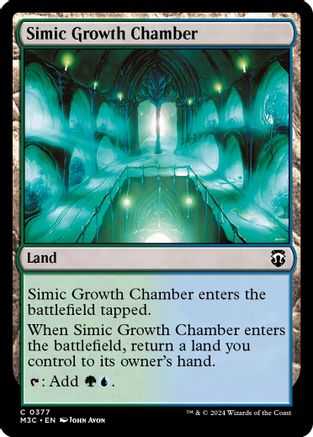 Simic Growth Chamber (Ripple Foil) (M3C-377) - Modern Horizons 3 Commander Foil