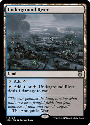 Underground River (Ripple Foil) (M3C-400) - Modern Horizons 3 Commander Foil