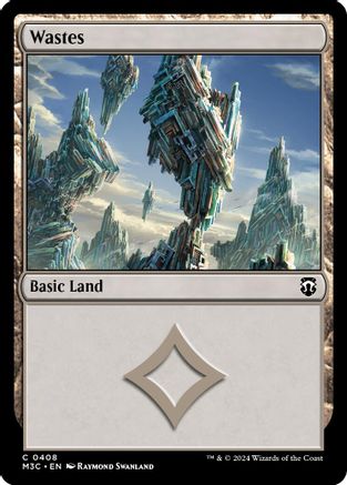 Wastes (Ripple Foil) (M3C-408) - Modern Horizons 3 Commander Foil
