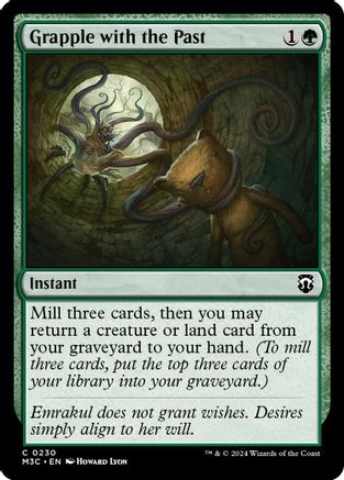 Grapple with the Past (Ripple Foil) (M3C-230) - Modern Horizons 3 Commander Foil