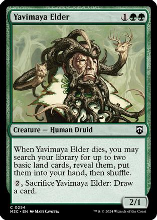 Yavimaya Elder (Ripple Foil) (M3C-254) - Modern Horizons 3 Commander Foil