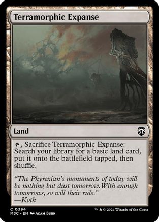 Terramorphic Expanse (Ripple Foil) (M3C-394) - Modern Horizons 3 Commander Foil