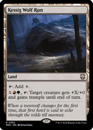 Kessig Wolf Run (Ripple Foil) (M3C-352) - Modern Horizons 3 Commander Foil