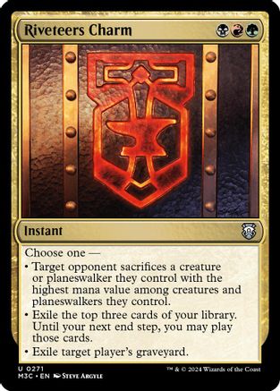 Riveteers Charm (Ripple Foil) (M3C-271) - Modern Horizons 3 Commander Foil