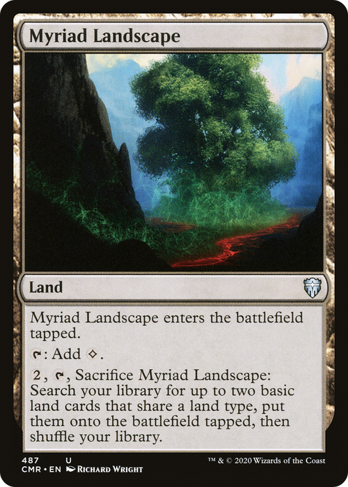 Myriad Landscape (CMR-487) - Commander Legends Foil
