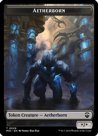 Aetherborn // Thopter Double-Sided Token (M3C-9 // 26) - Modern Horizons 3 Commander