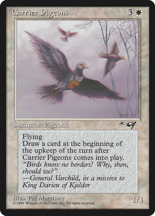 Carrier Pigeons (ALL-126) - Alliances