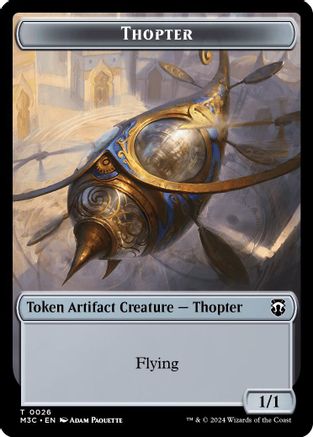 Thopter // Copy Double-Sided Token (M3C-26 // 1) - Modern Horizons 3 Commander