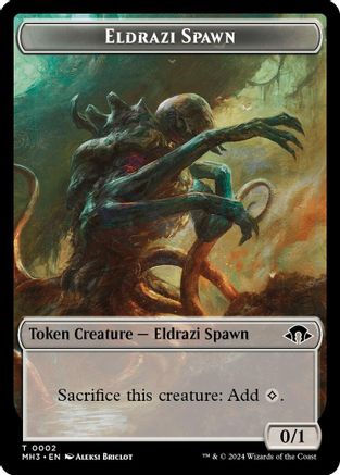 Eldrazi Spawn // Gremlin Double-Sided Token (MH3-2 // 23) - Modern Horizons 3 Foil