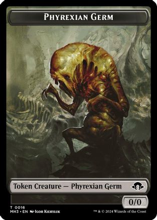 Phyrexian Germ // Fox Double-Sided Token (MH3-16 // 6) - Modern Horizons 3 Foil