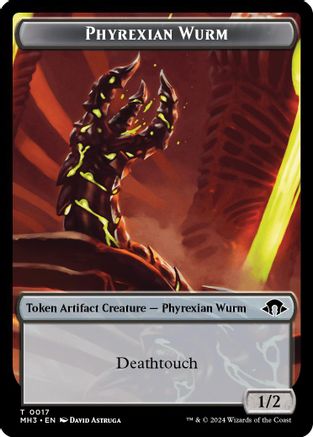 Phyrexian Wurm Token (0017) (MH3-017) - Modern Horizons 3