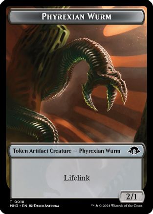 Phyrexian Wurm Token (0018) (MH3-018) - Modern Horizons 3