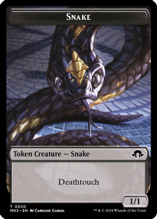 Snake // Energy Reserve Double-Sided Token (MH3-20 // 36) - Modern Horizons 3