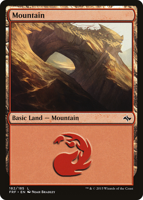 Mountain (182) (FRF-182) - Fate Reforged